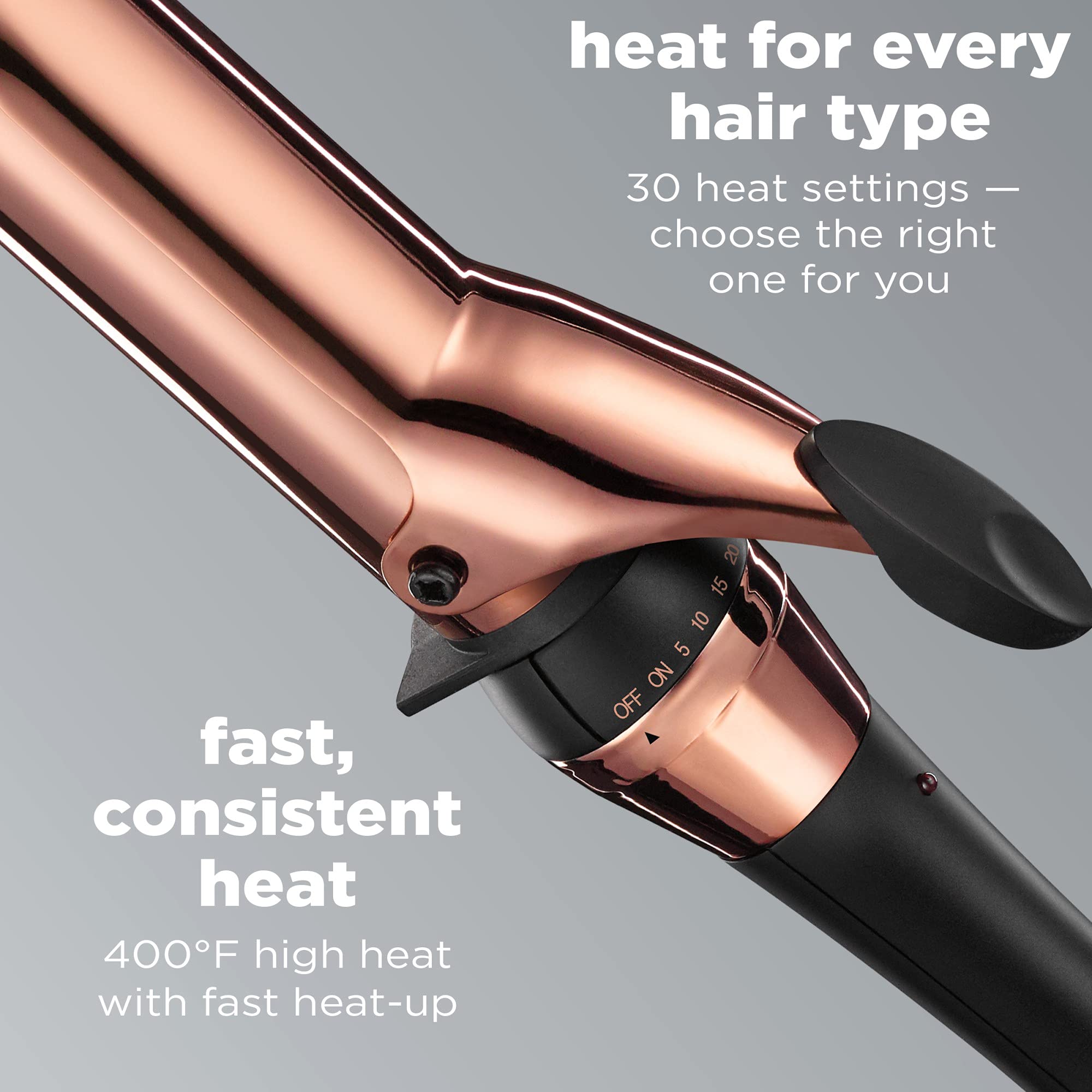 INFINITIPRO BY CONAIR Rose Gold Titanium Curling Iron, 1 ½-inch Curling Iron